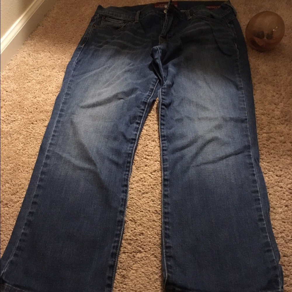 Lucky brand crop jean