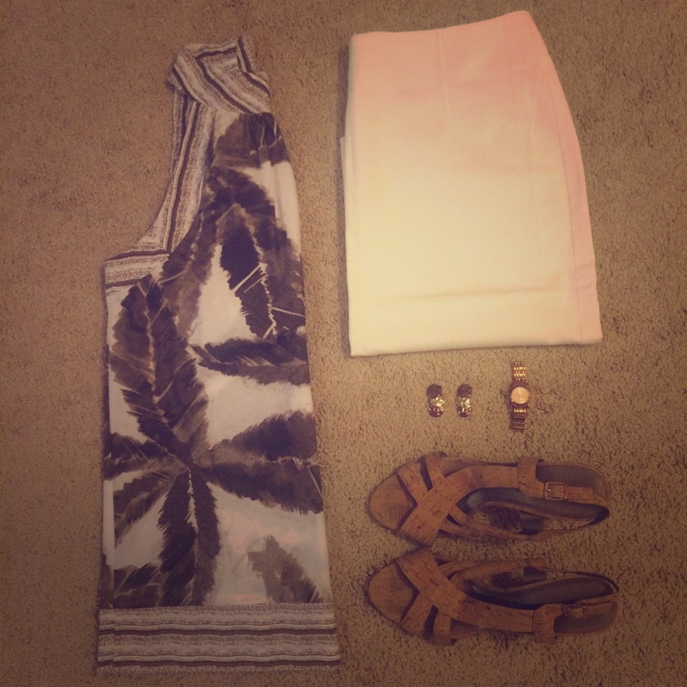 The Limited | Graphic Print Halter