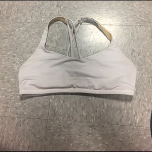 White sports bra