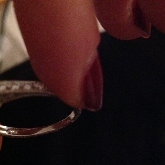 diamond engagement ring in 14k white gold - Picture 5 of 6