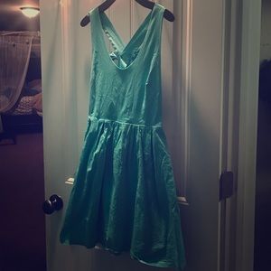 Lulu's Turquoise Bow Back Dress