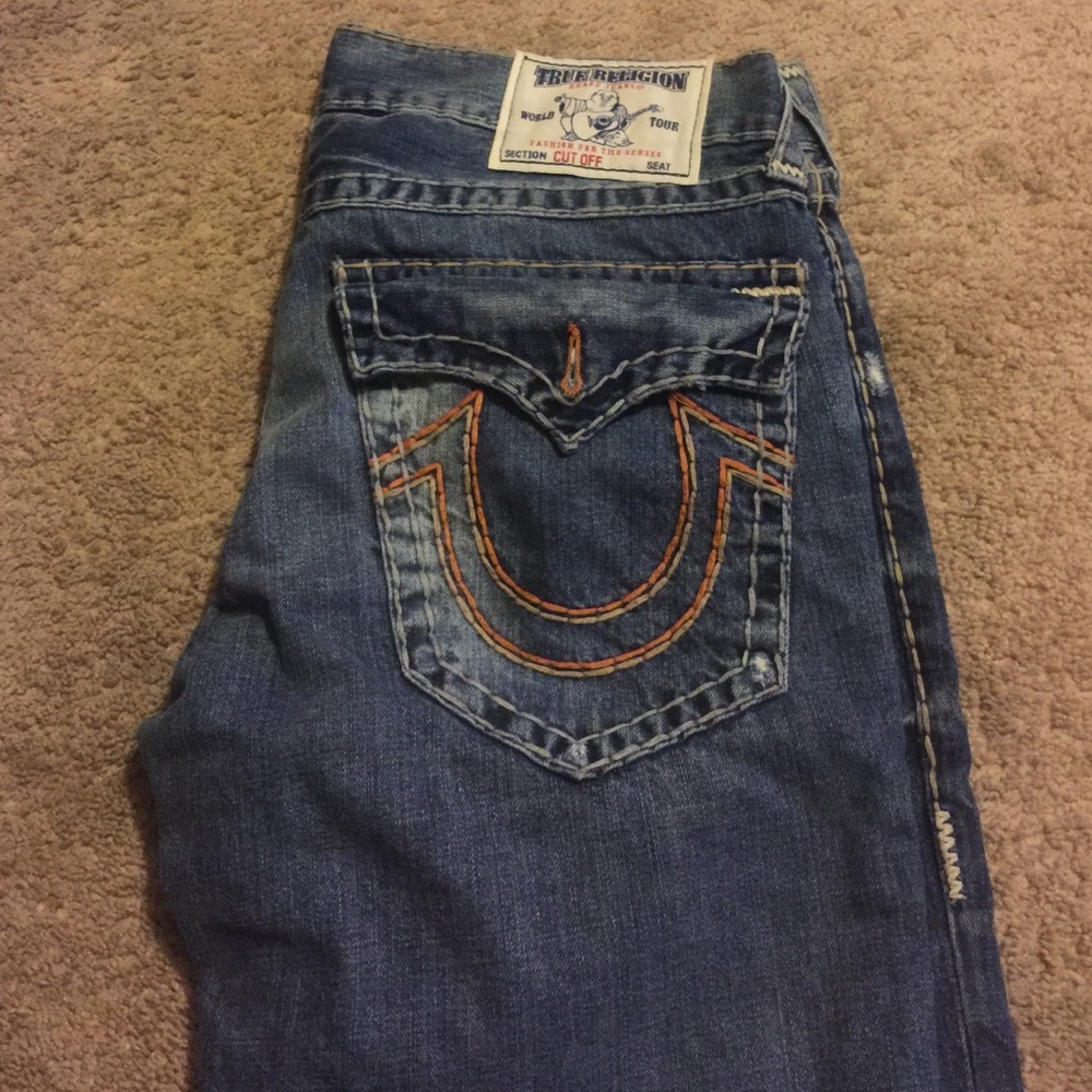 True Religion jean shorts
