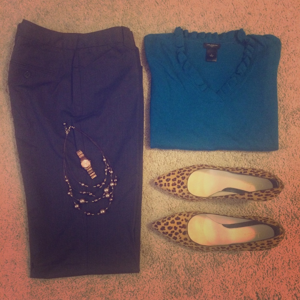 Ann Taylor | Lighteight V-Neck Sweater
