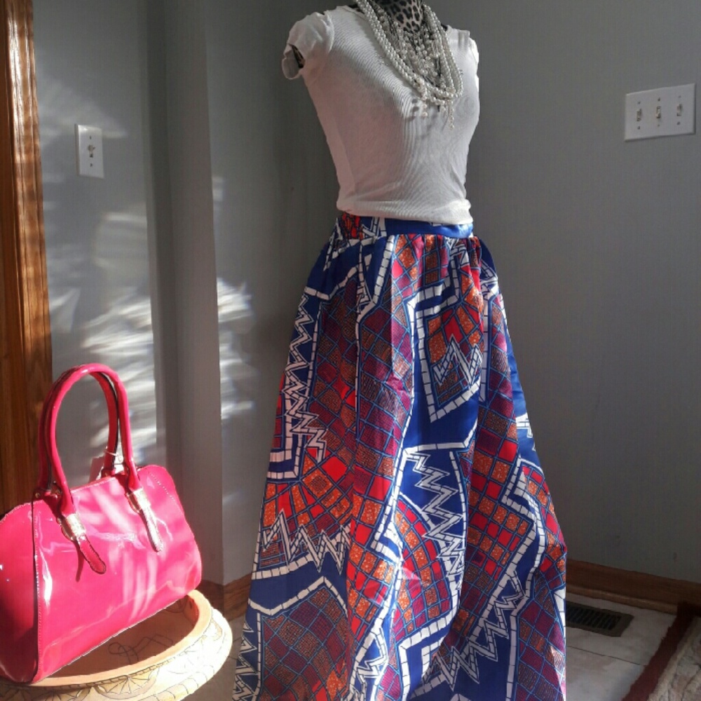SOLD----Afrikan Print Skirt