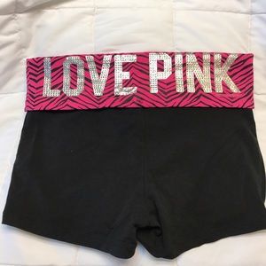 VS PINK yoga shorts