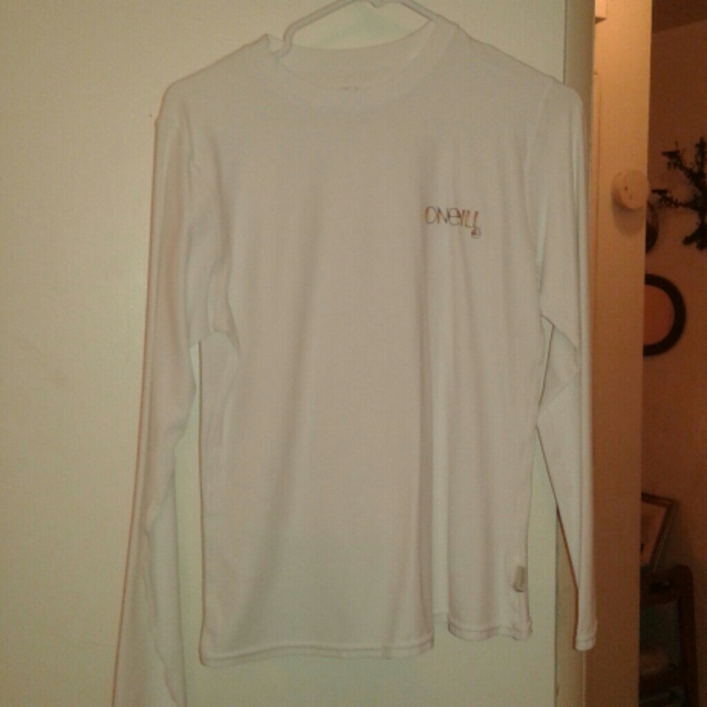 SALE! Vintage O'Neill long sleeve white shirt with logo