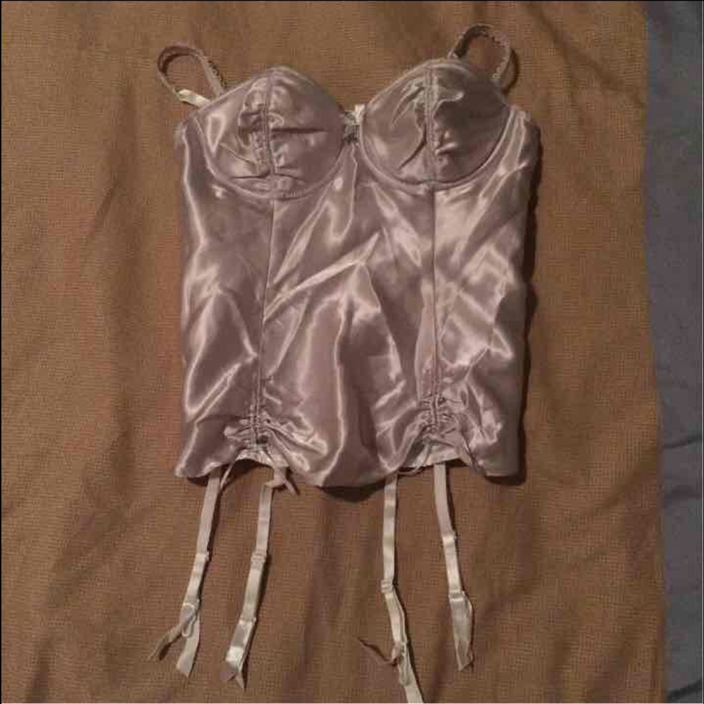Frederick's of Hollywood satin corset