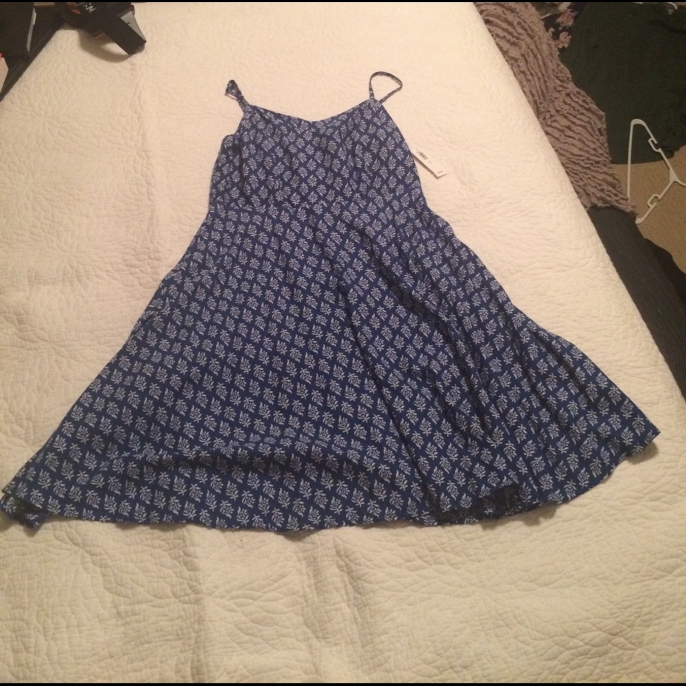 Blue swing dress