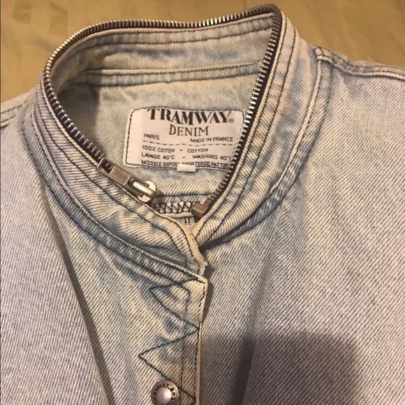 1980's Tramway Studded Denim Jacket - Picture 3 of 3