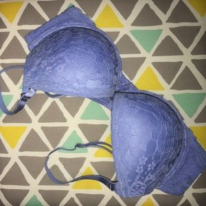 Aerie Purple Lace Push-up Bra