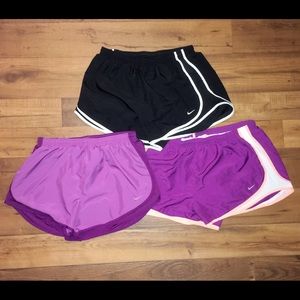 Nike women's running shorts bundle