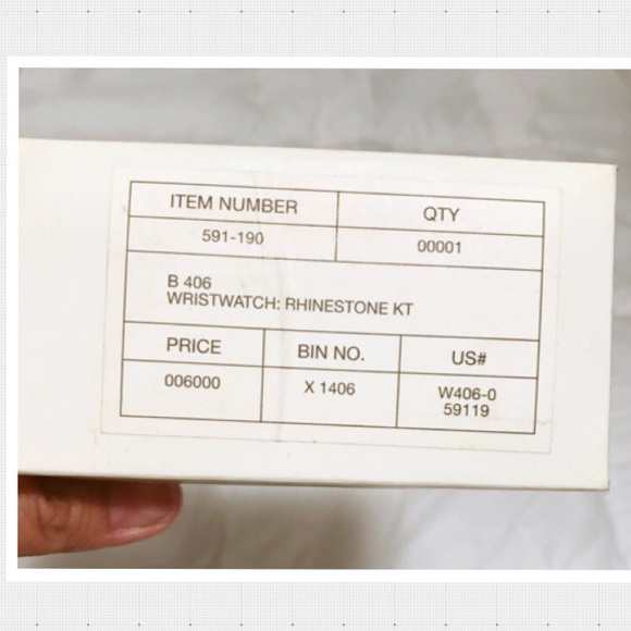 Hello Kitty Rhinestone Stainless Steel Watch - Picture 8 of 8