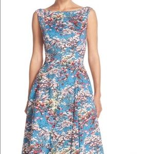 Maggy London Turquoise Floral Dress