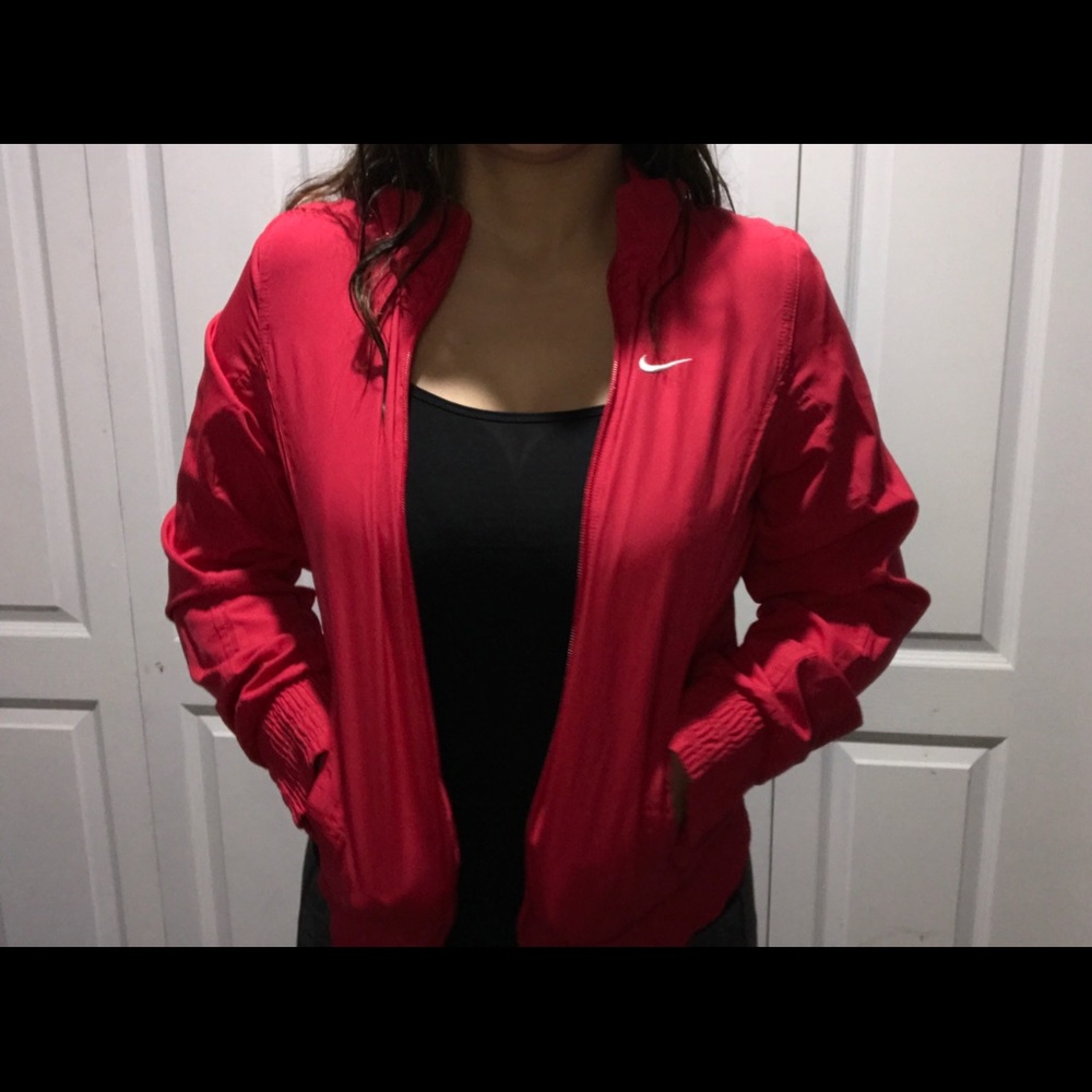 Pink Nike Windbreaker