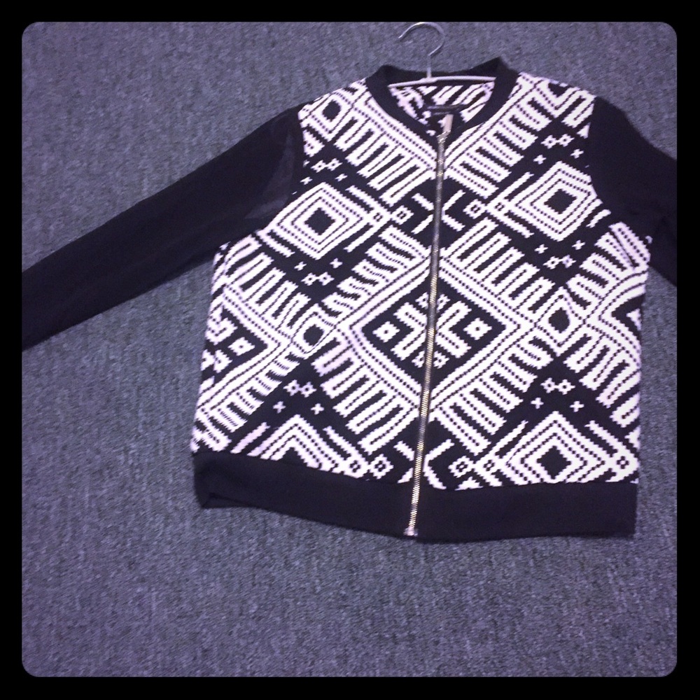 Bcbg maxazria zippered jacket