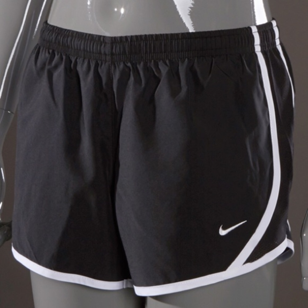 Black and white Nike shorts