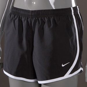 Black and white Nike shorts