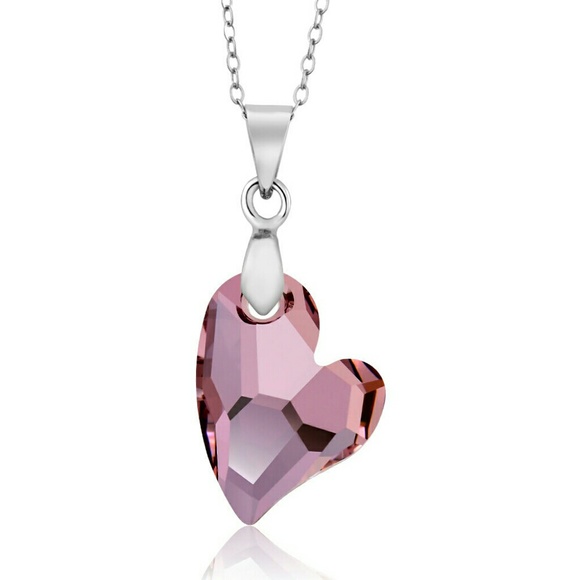 Swarovski Jewelry - NWOT SWAROVSKI CRYSTAL HEART PENDANT WITH CHAIN