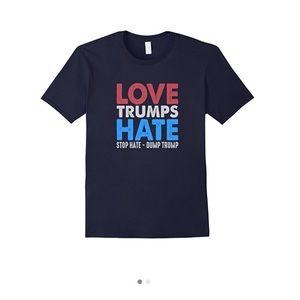 Love trumps hate t shirt