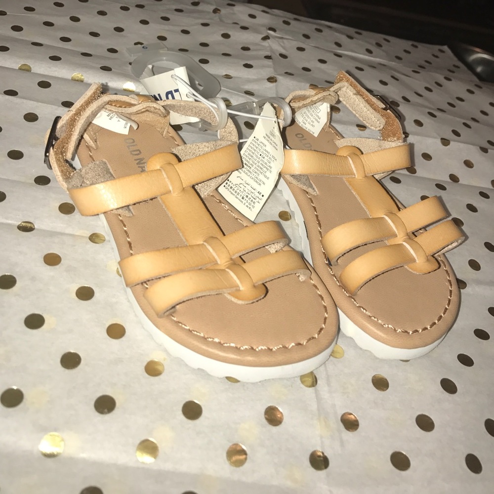 Tan Infant Girl Size 6 Sandals *New*