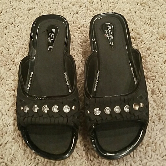 ECE from Turkey Womens Sandals.  Sz 38/ 8 - Picture 1 of 6