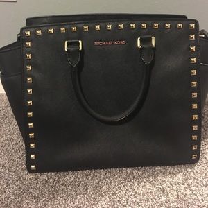 Black Large Michael Kors Selma