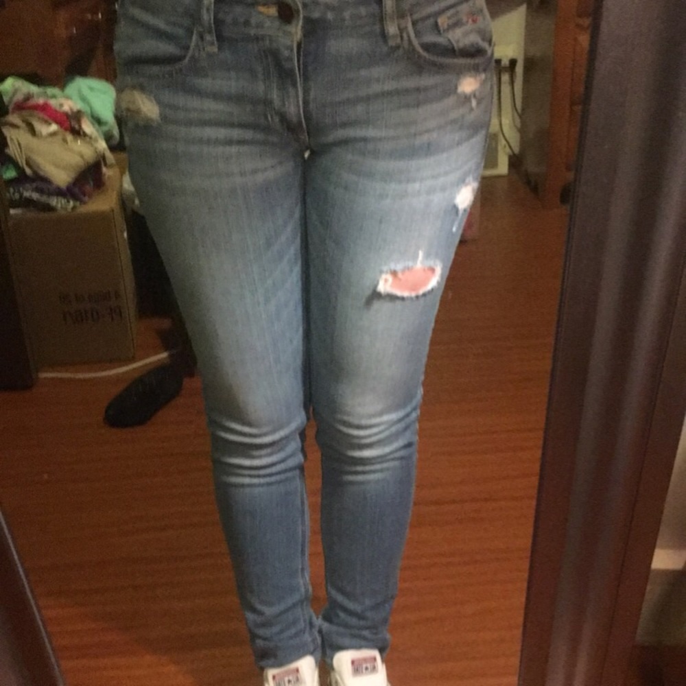 Hollister light skinny jeans