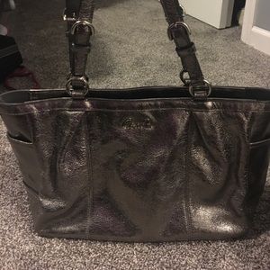 Coach silver bag
