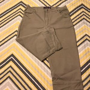 Khaki capris