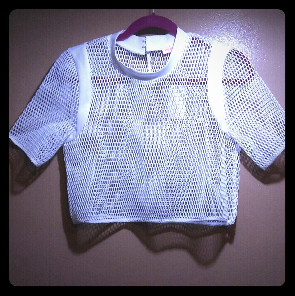 Mesh crop top