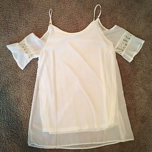 Mini white tunic