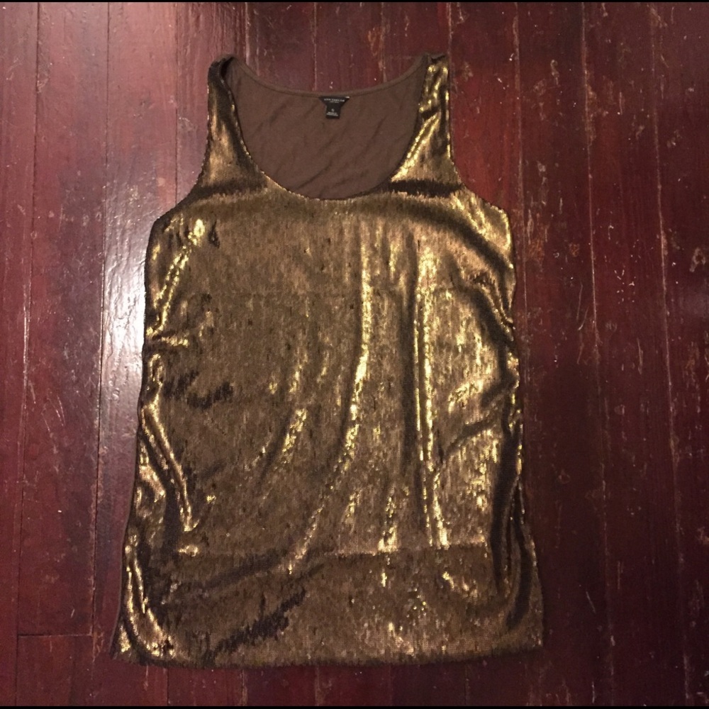 Ann Taylor sequin tank. Knit. Size small.