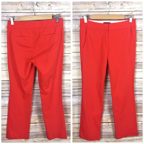 SOLD 💙 j. crew // campbell capri pants • red - Picture 2 of 5