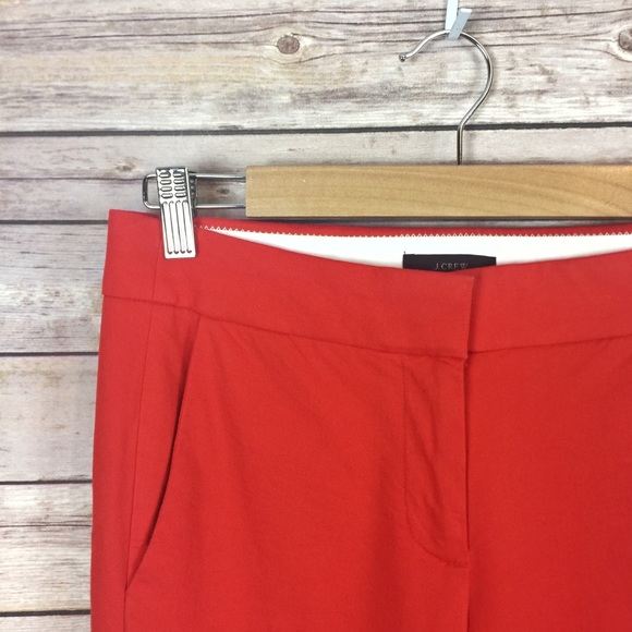 SOLD 💙 j. crew // campbell capri pants • red - Picture 3 of 5