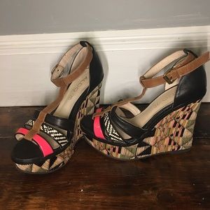 Aldo colorful wedges!