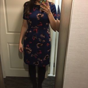 JCrew short sleeve floral dress