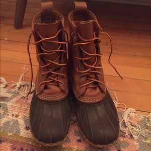 LL Bean Boots 8" Size 8. Worn under 10 times!