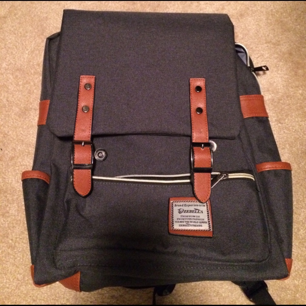 Gray Backpack (fits up to 15" laptop)