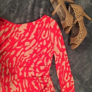 Jessica Howard coral dress