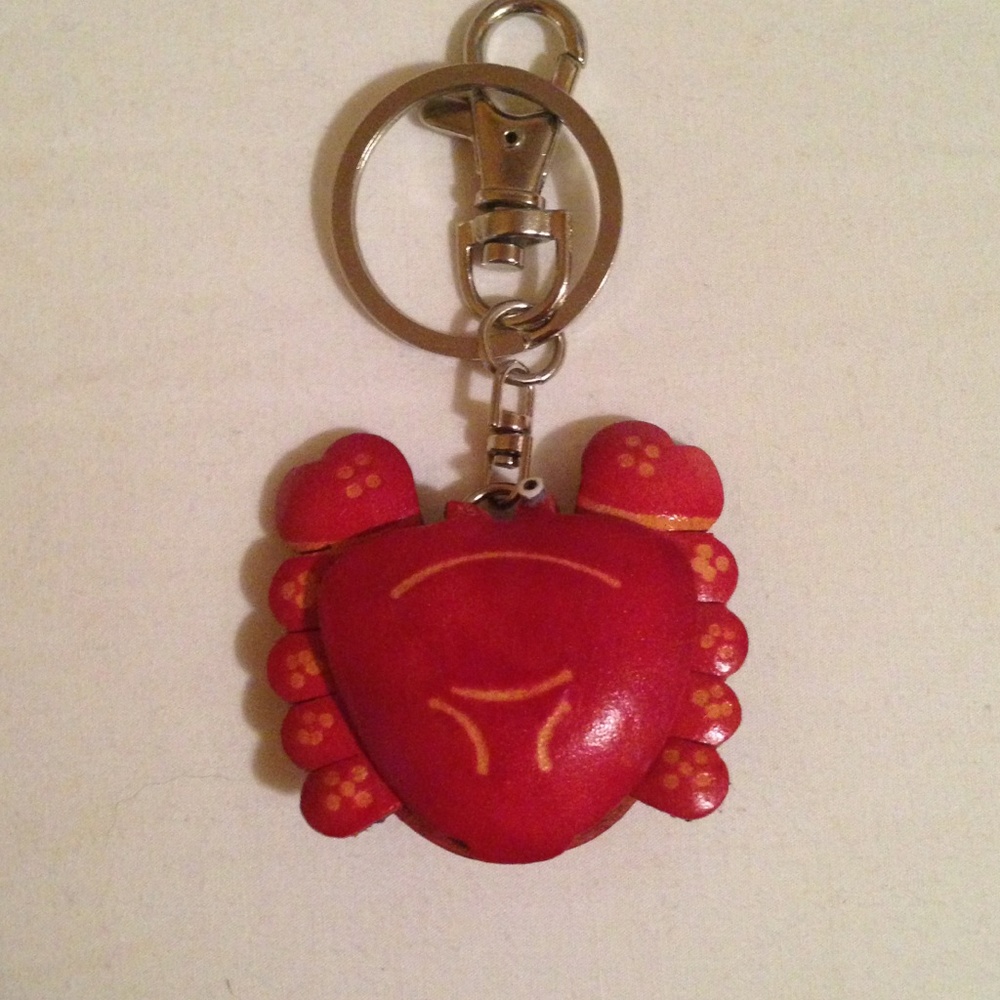 Handmade crab keychain ❤