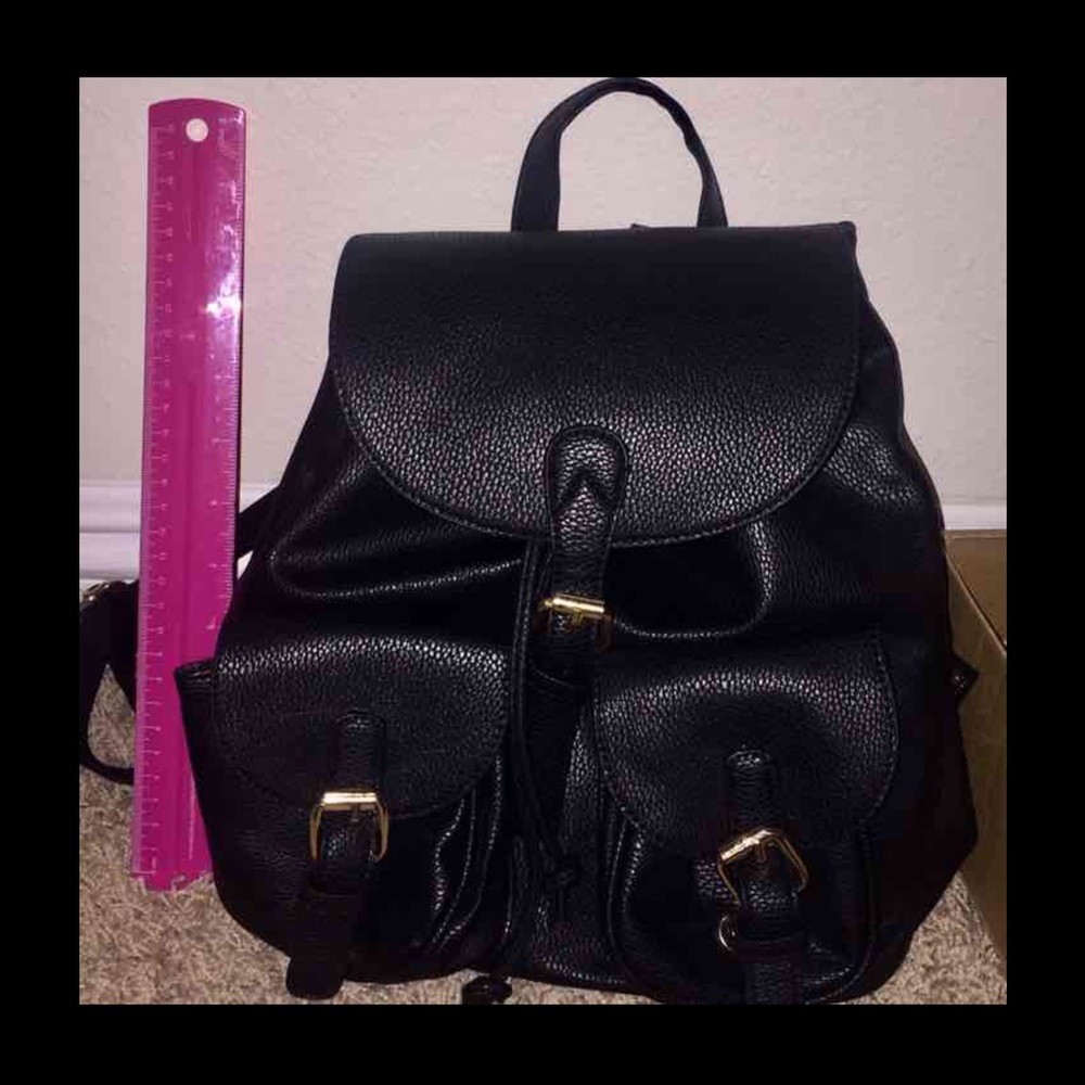 Black small backpack