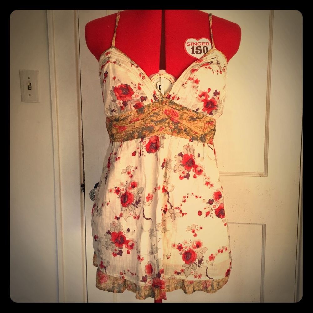 Floral tank top 🌹🌸🌺