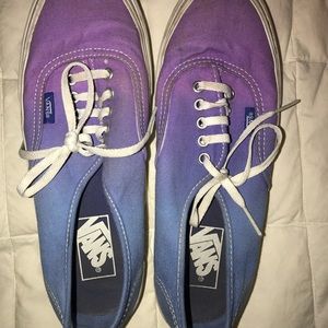Purple/Blue Vans