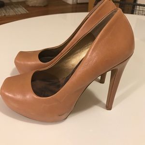 Square toe heels