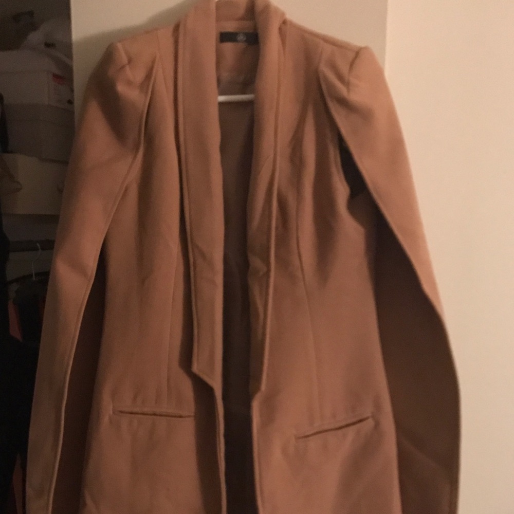 Nude long cape