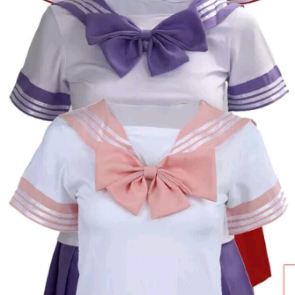 Japanese anime cosplay uniform pink