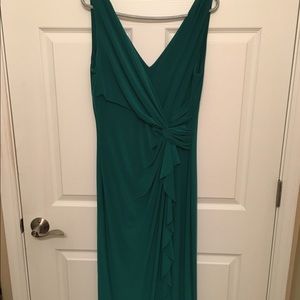 Lauren Ralph Lauren green evening dress