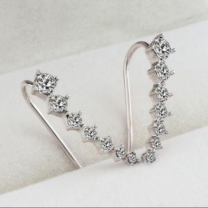 18K Gold Plated Ear Hook Stud Earrings