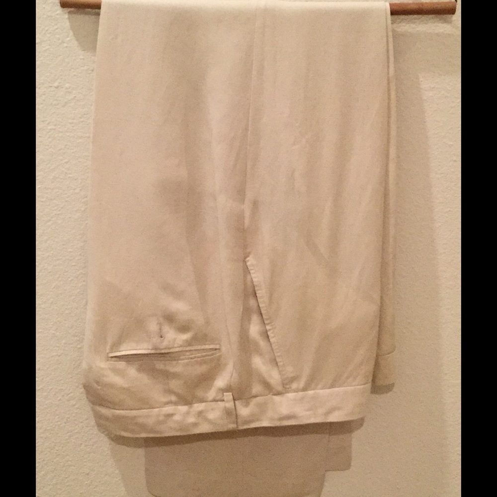 JCrew Cotton/Llinen pants. 33/32. Cream color