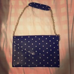 NWT Jcrew leather polka dot bag